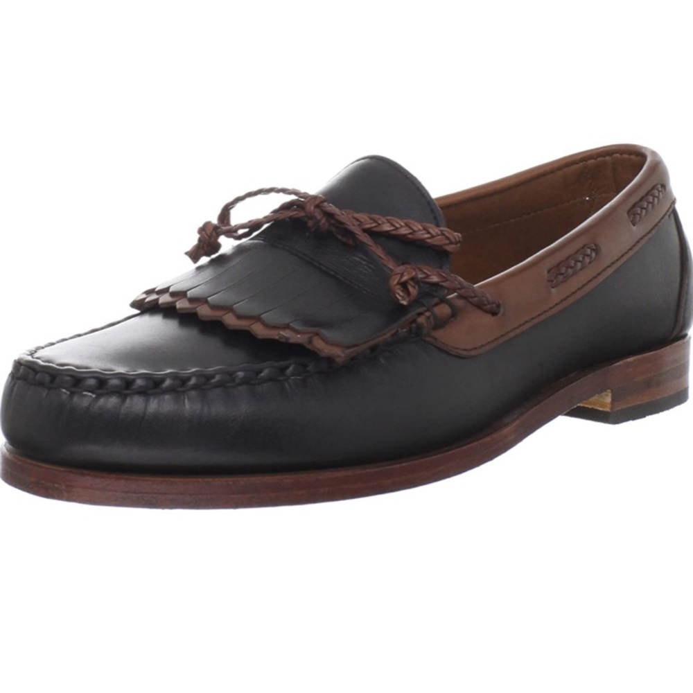 SZ 7 Allen Edmonds Woodstock Black & Chili Loafers